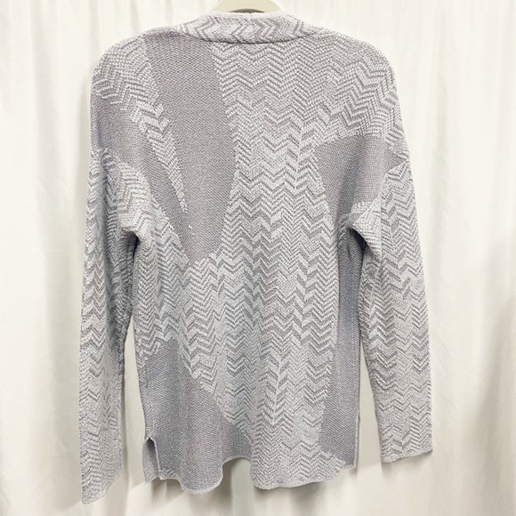 Simply Vera Vera Wang Silver Knit Sweater - Picture 5 of 6